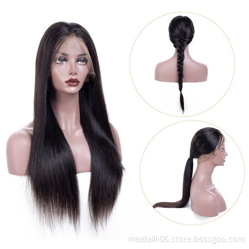13x4 Straight Lace Front Human Hair Wigs Lace Frontal Wigs Remy Brazilian Human Hair Lace Wigs for Black Women